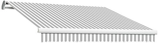 Beauty-Mark MM14-17-GW 14-Feet Maui-LX Manual Retractable Awning Gray/White One Size