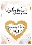 Joli Coon Pregnancy announcement scratch off cards - You are going to be an uncle - Uncle pregnancy scratch off announcement