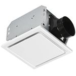 Homewerks 7140-110 Bathroom Fan Ceiling Mount Exhaust Ventilation, 2.5 Sones, 110 CFM, White