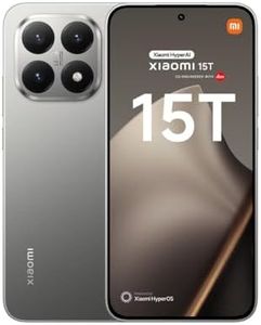 XIAOMI 15T Smartphone 12GB+256GB, 6.83" 120Hz Eye-care Amoled Display, 50MP Leica Summilux Optical Lens, 5500mAH Battery, MediaTek Dimensity 8400-Ultra, Gray (2 Years Warranty+No In-box Charger