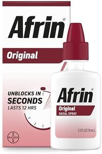 Afrin Original Strength Nasal Decongestant Spray 0.5 Fl Oz, Pack of 6