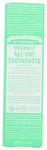 Dr. Bronner's - Spearmint Toothpaste, 105ml - Helps Freshen Breath, Whiten Teeth, Soothe Gums and Reduce Plaque - Vegan & Cruelty-Free, Fluoride Free with Organic Oils