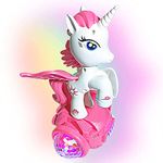 iChoice™ Dancing Unicorn Toy with Lights and Music, 360 Degree Rotating Musical Dancing Unicorn Horse for Kids, Bump and Go Toy for Kids Multicolor (Dancing Horse)