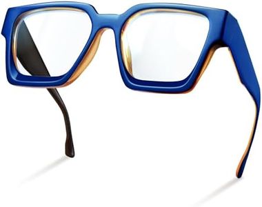 livho Blue Light Blocking Glasses for Women, Blue Light Glasses Oversized Rectangle Chic Preppy, Fashion Glasses