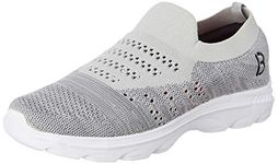 Bourge Micam-42 Grey Running Shoes - 4 UK (36 EU) (5 US) (Micam-42-04)