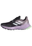 adidas Women's Terrex Soulstride RAIN.RDY Trail Running Shoes Sneaker, Fig/Crystal Jade/Aurora Black, 6 UK