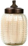 A Cheerful Giver 26 oz Pumpkin Jar Scented Candle - Pumpkin Chata - Single Wick 130 Hour Burn Time - Fall Home Candle Décor