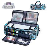 AMOIGEE Double-Layer Carrying Case for Cricut Maker 3/Maker/Explore 3/Explore Air 2 with Dust Cover,Tote Bag for Cricut Accessories dan ji