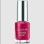 LAKMÉ Color Crush Nailart, M5 Burgundy, 6 Ml, Shimmery Finish