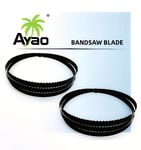 AYAO Ground Tooth Band Saw Blade 1575mm X 9.5mm X 6TPI (2 Blades Pack)