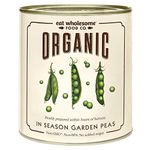 Eat Wholesome Organic in Season Garden Peas 340g (Pack of 12)