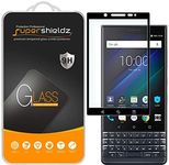 [2-Pack] Supershieldz for BlackBerry (KEY2 LE) Tempered Glass Screen Protector, [Full Screen Coverage] Anti-Scratch, Bubble Free, Lifetime Replacement Warranty (Black)