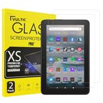 Vultic Screen Protector [2 Pack] for Kindle Fire HD 10 2017/2019 [7th/9th Gen], Tempered Glass Film Tablet Cover