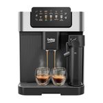 Beko Bean to Cup Coffee Espresso Machine CaffeExperto CEG7304X | Milk Jug | Colour Touch Screen Panel | 19 Bar Pressure, 2 Coffee Nozzles | Fully Automatic, Silver