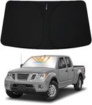 D-Lumina Front Windshield Sun Shade for 2006-2021 Nissan Frontier, Foldable Front Window Sunshade Sun Visor for UV Rays & Sun Heat Protection Interior Accessories