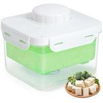 HASTHIP Nylon ® Tofu Press for 8-14 OZ,Adjustable Tofu Press for Homemade Firm Tofu,Easily Remove Water,Accelerate the Removal of Moisture from Tofu Drainer,Vegan 15.5x13.5x13.5 Cm,Multi-Coloured