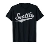 SEATTLE WASHINGTON VARSITY SCRIPT VINTAGE SPORTS JERSEY T-Shirt