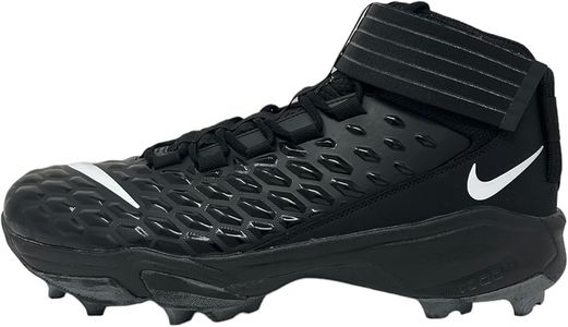 Nike Force Savage Elite 2 'Black White' Men's Football Cleats (BV5448-001) Size 16, Black/White-mid