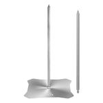 Onlyfire Brazilian BBQ Skewer, Stainless Steel Vertical Meat Spit Stand for Barbecue Grill, Great for Tacos Al Pastor, Shawarma, Brazilian Churrasco