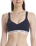 Tommy Hilfiger Womens Light Lift Classic Cotton Bralette Bra