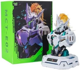 iREOGAME Desktop Creative Charger, Moshowtoys Progenitor 1:72 Effect Lancelot of The Lake Mecha Action Charger Model (US-Plug)