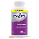 One A Day Multivitamin For Women 50 Plus-Daily Vitamins For Women With Vitamin A, B6, B12, C, D, E, Biotin, Calcium, Magnesium & Zinc, Helps Support Immune Function, Bone Health And More, 250 Tablets