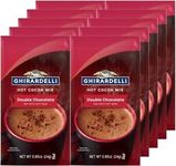Ghirardelli Double Chocolate Hot Cocoa Mix, 0.85-Ounce Packets Pack of 25