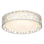 VICNIE LED Flush Mount Ceiling Light, 14 Inch Dimmable Round Lighting Fixture, 20W 1400 Lumens 3000K Warm White, ETL Listed for Kitchen, Hallway, Bedr