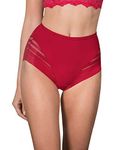 Leonisa Slimming High Waisted Women's Shapewear knickers - Tummy control pants Red