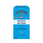 Gold Bond Medicated Pain Relief Foot Cream, 113g Tube, Foot Pain Relief Cream for Fast, Temporary Relief of Minor Foot Pain, Muscle and Joint Aches Associated with Arthritis, Sprains and Strains