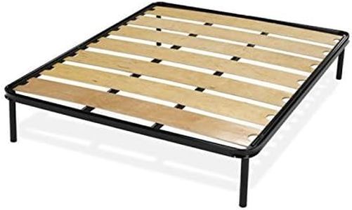 Bed Store SISTEMI RIPOSO Rete a Doghe Larghe 160X190 Matrimoniale Ortopedica Con Doppio Rinforzo e Piedi Avvitabili Con Listello Largo in Betulla