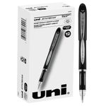 uni-ball Jetstream Rollerball, Stick Roller Ball Pen Bold-1.0mm, 12 Pack, Black Ink (33921)