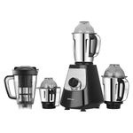 Bajaj Military Series Evoque 4 Jar 1000 Watts Mixer Grinder | 3-Speed Control With Pulse Effect Mixie| 2 Years Warranty | Jet Black