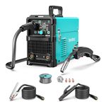 bestarc MIG Welder, MIG145 135Amps Gasless Flux Core MIG/Lift TIG/Stick 3 in 1 MIG Welding Machine, MIG Welder 110V Single Phase with Digital Screen Display