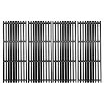 Hongso 18 1/4 x 28 3/4" Polished Porcelain Cast Iron Grill Grates for Charbroil Tru-Infrared 4 Burner Commercial T-47D 463241413, 463241414, 466241414, 466242414, 463247310, 463248208, G527-0014-W1