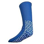 PrimeMed XXXL Blue Slip Stop Socks (4 Pairs) (Extra Wide Bariatric) (XXXL) (Triple Extra Large), Blue, 4 Count (Pack of 1)