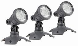 Oase 57035 LunAqua 3 LED Set 3 - Underwater Lighting and Garden Lighting with Warm White Light Accents, Ideal for Garden Pond, Swimming Pond, Fish Pond, Pool, Fountain and Outdoor Use