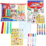 Toyland® Cocomelon Childrens Activity Pack with Storage Wallet with Handle - Toddler Craft Activities - Travel Toys