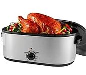 Avantco ACR22SS 22 Qt. Countertop Roaster Oven/Warmer - 120V, 1450W