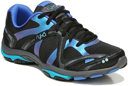 Ryka Women's Influence Training Shoe, Black/Blue Multi, 9
