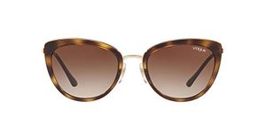 Vogue Eyewear UV Protected Butterfly Sunglasses for Women ( 0VO4101SI | 55mm | Brown )