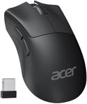 acer Wireless Mouse, 1200 DPI Computer Mouse Wireless with 2.4GHz USB A Receiver, 5 Buttons USB Mouse Compatible, PC, Laptop, Desktop (Black)