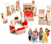 5 Set Dollhouse Furniture Accessori