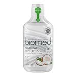 Biomed Superwhite Natural Coconut Mouthwash for Gentle Whitening, Alcohol Free, Coconut & Mint - 500ml (Pack of 1)