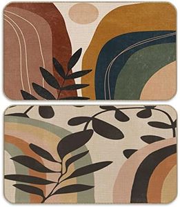 Nogrit Bohemian Doormat, 30 x 17 Inch, Set of 2, Non-Slip, Indoor-Outdoor, Handmade Doormat