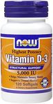 Now Foods, Vitamin D-3, 5,000 Iu, 120 Softgels