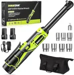 Robustrue 3/8" Cordless Ratchet Wrench, 6-inch Extended Ratchet Wrench, 40Ft-lbs 400RPM Cordless Ratchet, 2 Batteries Power Electric Ratchet Driver with Variable Speed, 7 Sockets, LED Light