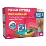 PlayShifu Educational Word Game - Plugo Letters (Kit + App with 9 Learning Games) STEM Toy Gifts for Kids Age 4 5 6 7 8 | Phonics, Spellings & Grammar | 48 Alphabet Tiles (Works with tabs/mobiles)