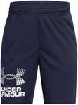 Under Armour Boys Tech Logo Shorts, (410) Midnight Navy / / Mod Gray, X-Large