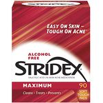 Stridex Daily Care Acne Pads Maximum Strength, 9 Ct